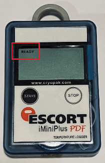 Escort Console Data Logger 顯示 READY 設定完成|大元冷凍